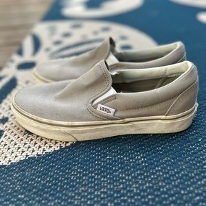 Grey Slip On Vans